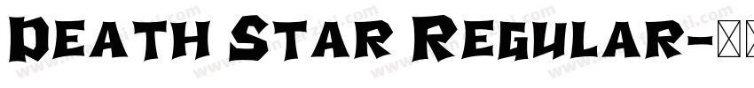 Death Star Regular字体转换